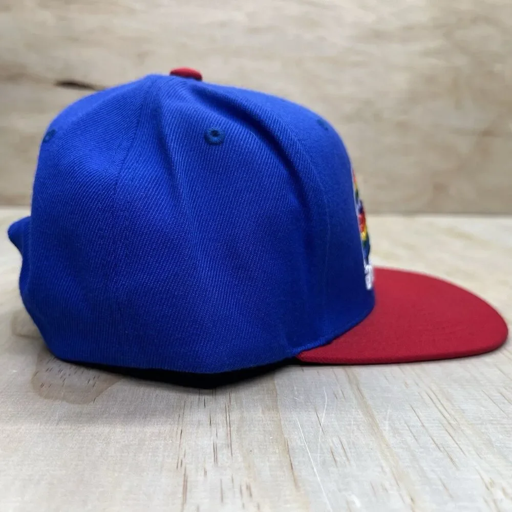 NEW Denver Nuggets Mitchell Ness Hardwood Classics 2 Tone Snapback Hat Cap